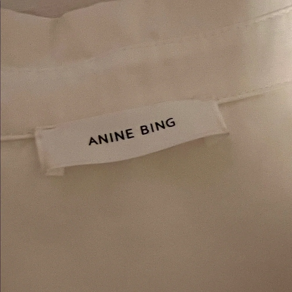 Anine Bing Mika Shirt - White - Picture 7 of 9